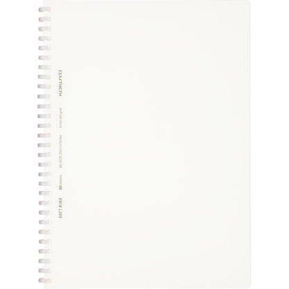 KOKUYO Soft Ring Notebook Clear 80 Sheets A5 &amp; Semi B5 Options