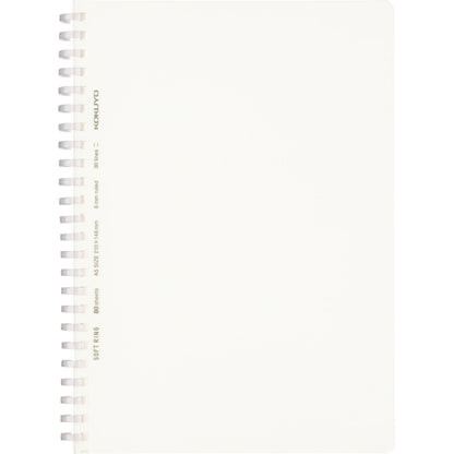 KOKUYO Soft Ring Notebook Clear 80 Sheets A5 &amp; Semi B5 Options