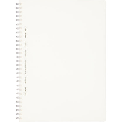 KOKUYO Soft Ring Notebook Clear 80 Sheets A5 &amp; Semi B5 Options