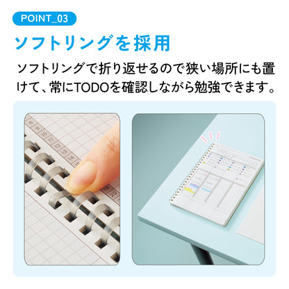 KOKUYO Study Planner B5 &amp; A5 for Effective Task Management