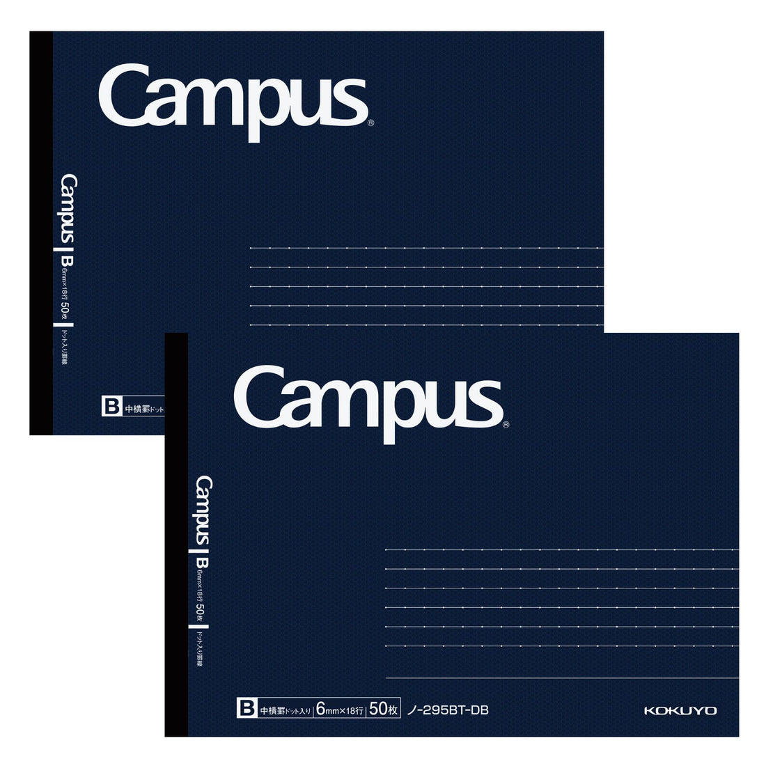 KOKUYO Campus Half Size B6 Notebook &amp; Twin Ring Notebook 50 Sheets