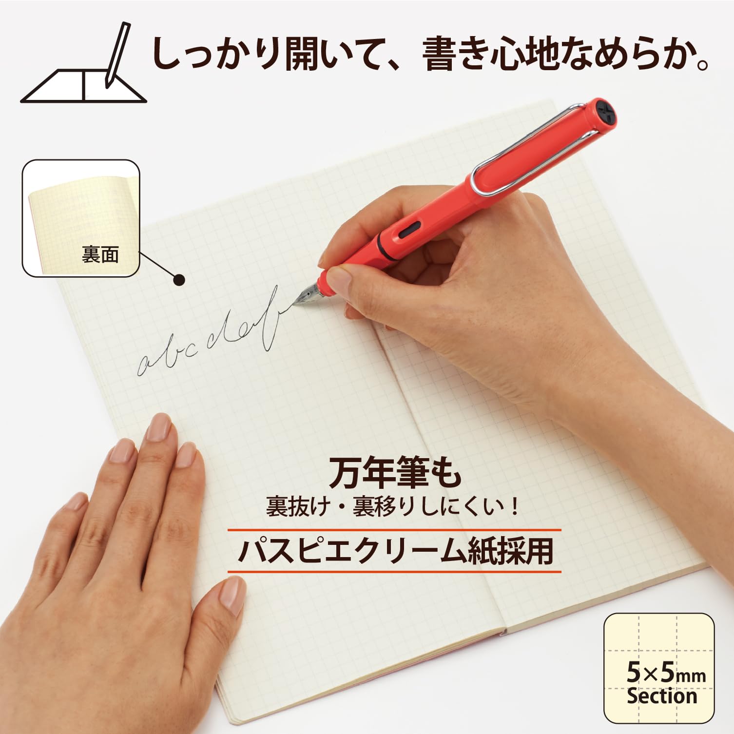 PLUS Memo Pad A4 Premium Cross Notebook &amp; Graph Paper