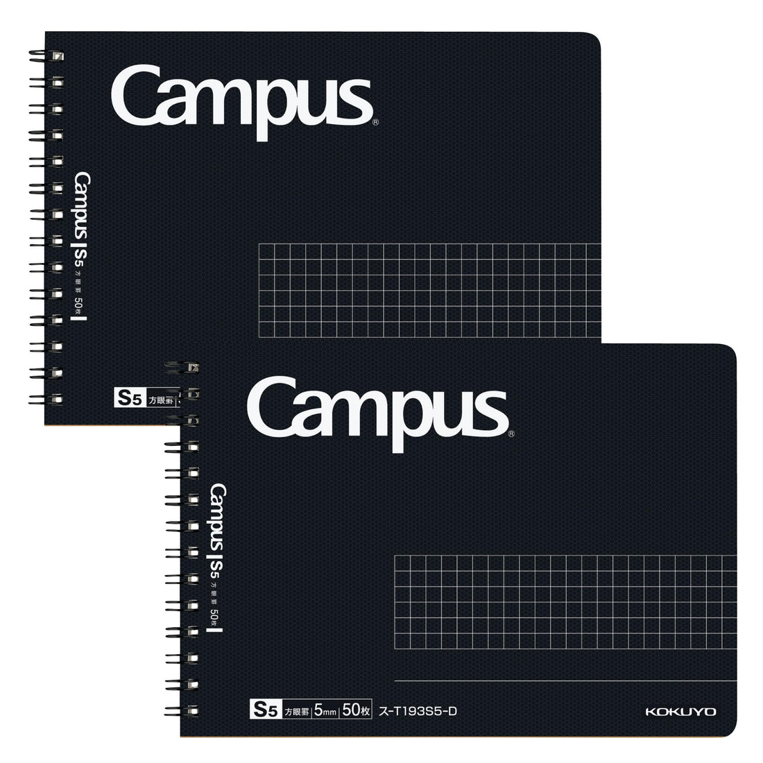 KOKUYO Campus Half Size B6 Notebook &amp; Twin Ring Notebook 50 Sheets