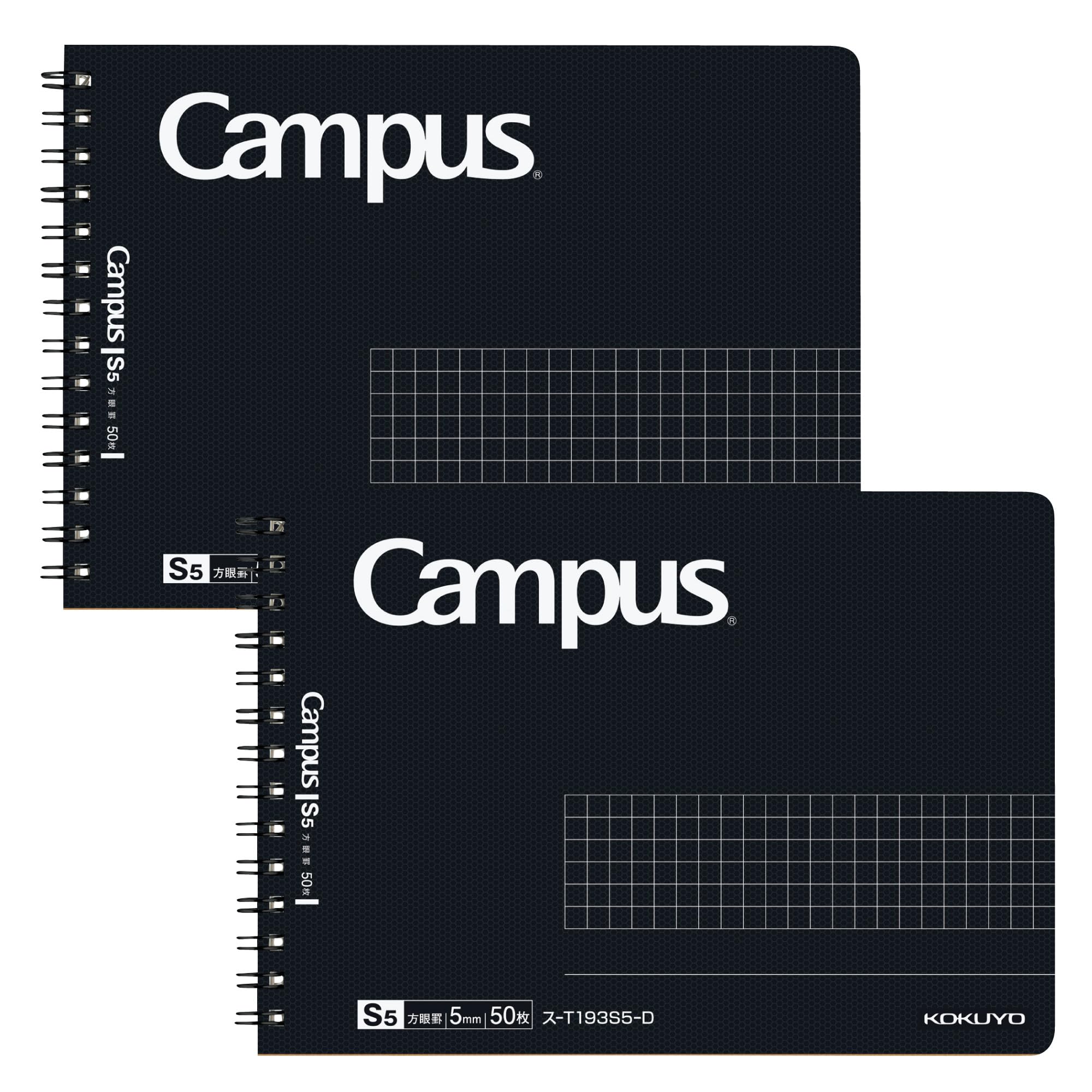 KOKUYO Campus Half Size B6 Notebook &amp; Twin Ring Notebook 50 Sheets