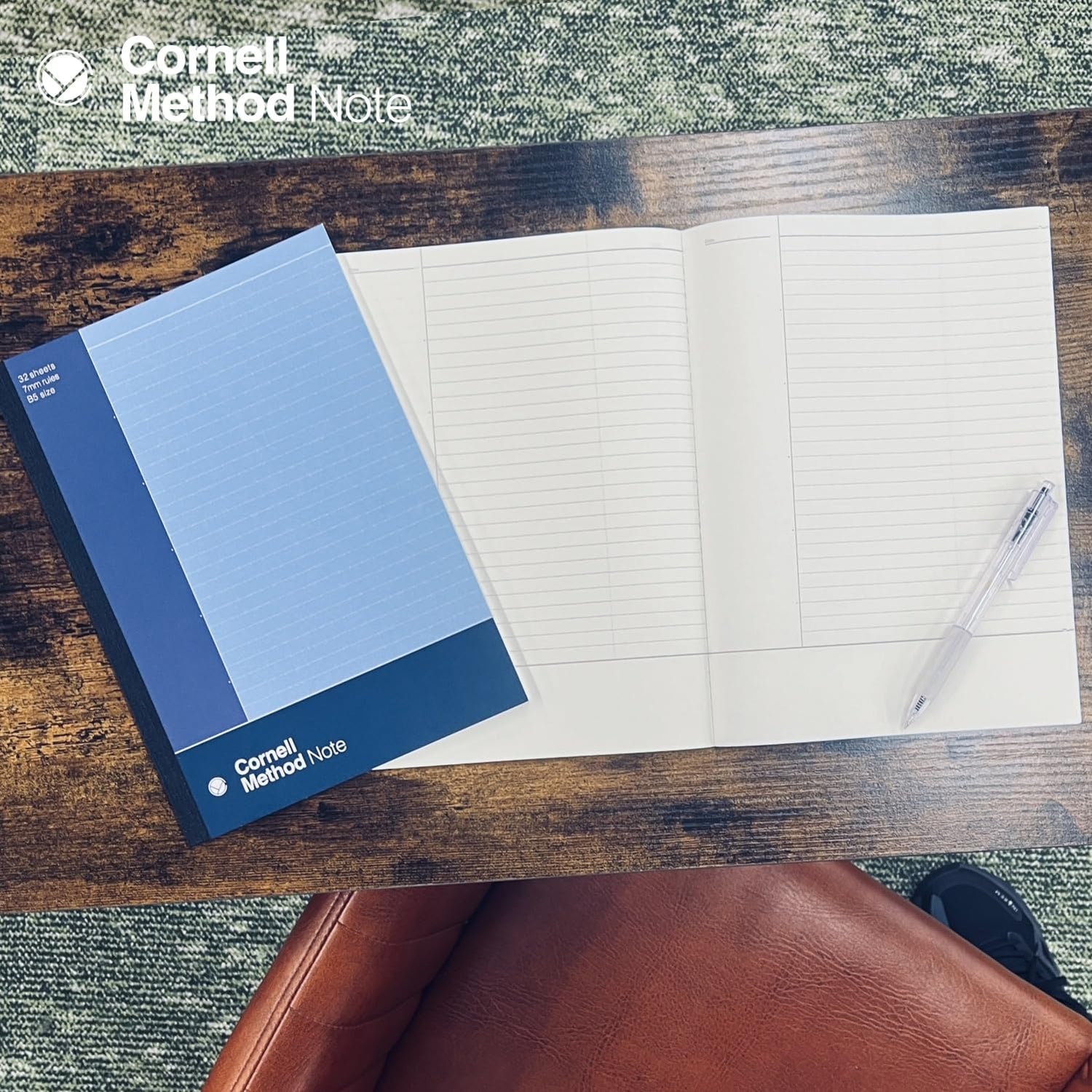 Gakken Sta:Ful Cornell Method Notebook B5 Set of 2