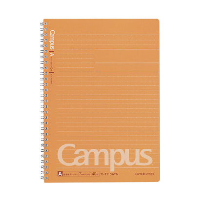 KOKUYO Campus Twin Ring Notebook B5 40 Sheets - A Rule &amp; B Rule