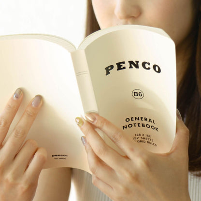HIGHTIDE Soft PP Notebook &amp; Graph Paper Notebook B6/B7 160 Pages