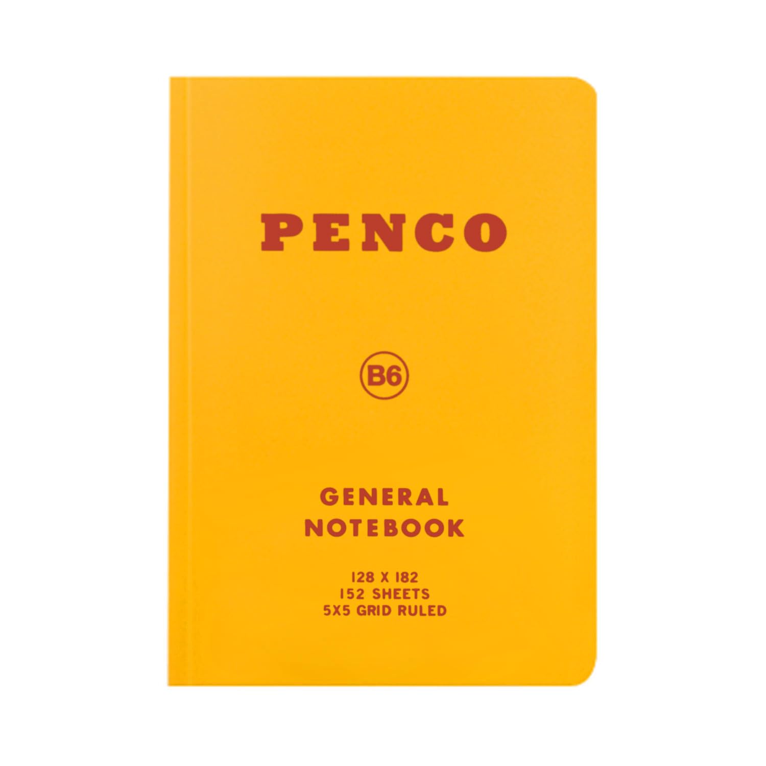 HIGHTIDE Soft PP Notebook &amp; Graph Paper Notebook B6/B7 160 Pages