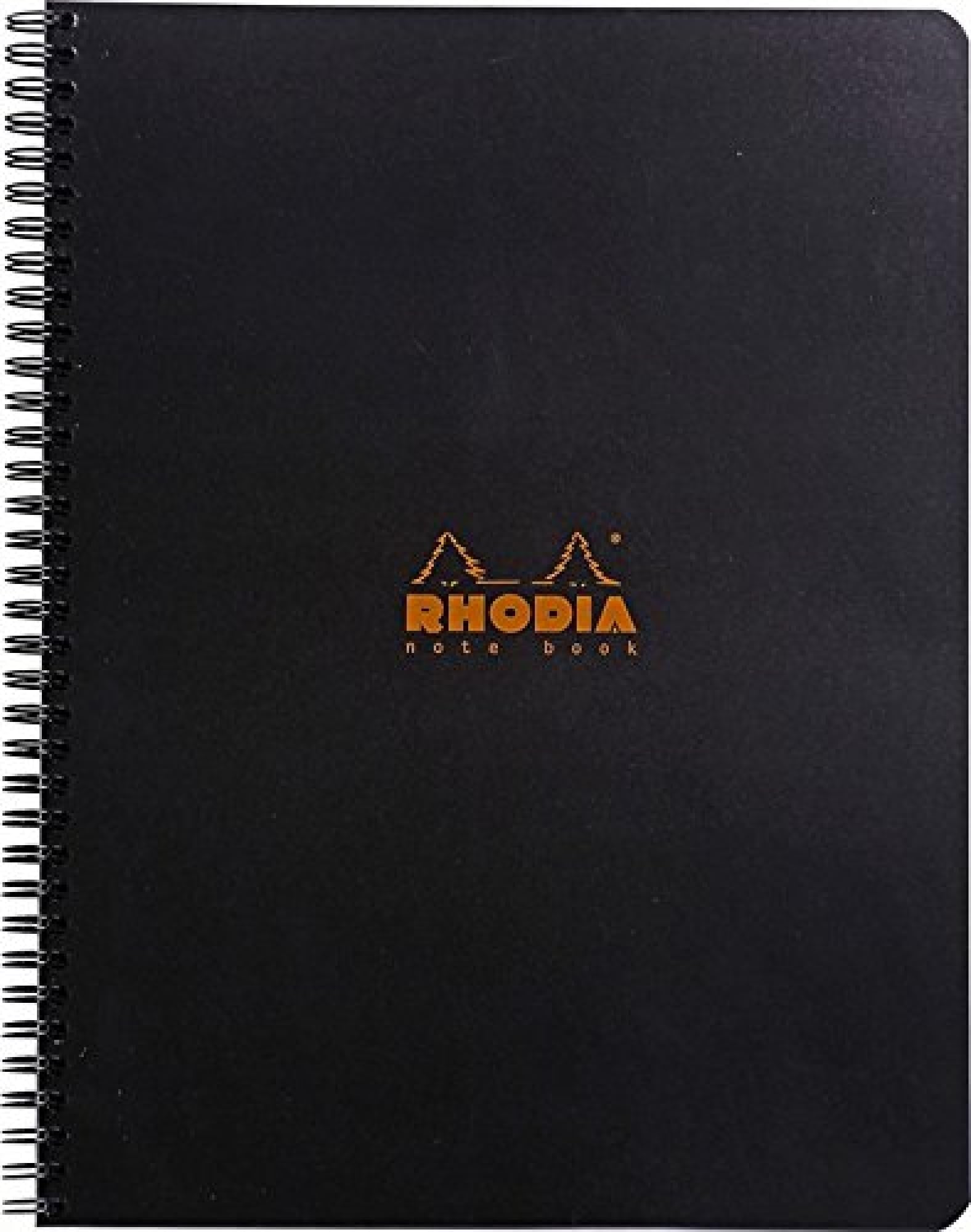 RHODIA Double Ring Notebook A5 &amp; A4 Classic 160 Pages Ruled &amp; Grid
