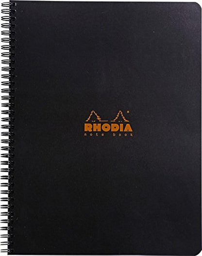 RHODIA Double Ring Notebook A5 &amp; A4 Classic 160 Pages Ruled &amp; Grid