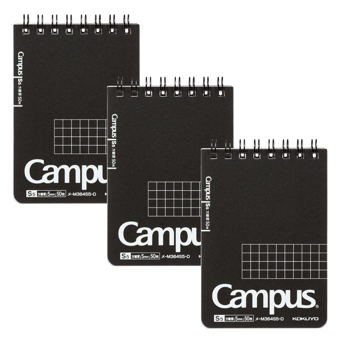 KOKUYO Campus Twin Ring Notebook A6 &amp; A7 with Dot Ruling and Grid