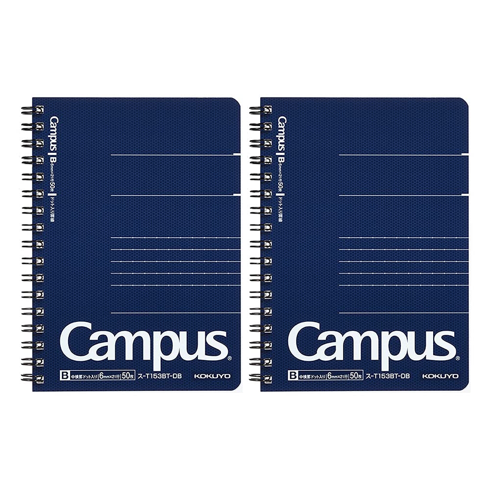 KOKUYO Campus Twin Ring Notebook A6 &amp; A7 with Dot Ruling and Grid