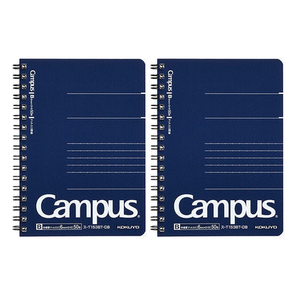 KOKUYO Campus Twin Ring Notebook A6 &amp; A7 with Dot Ruling and Grid