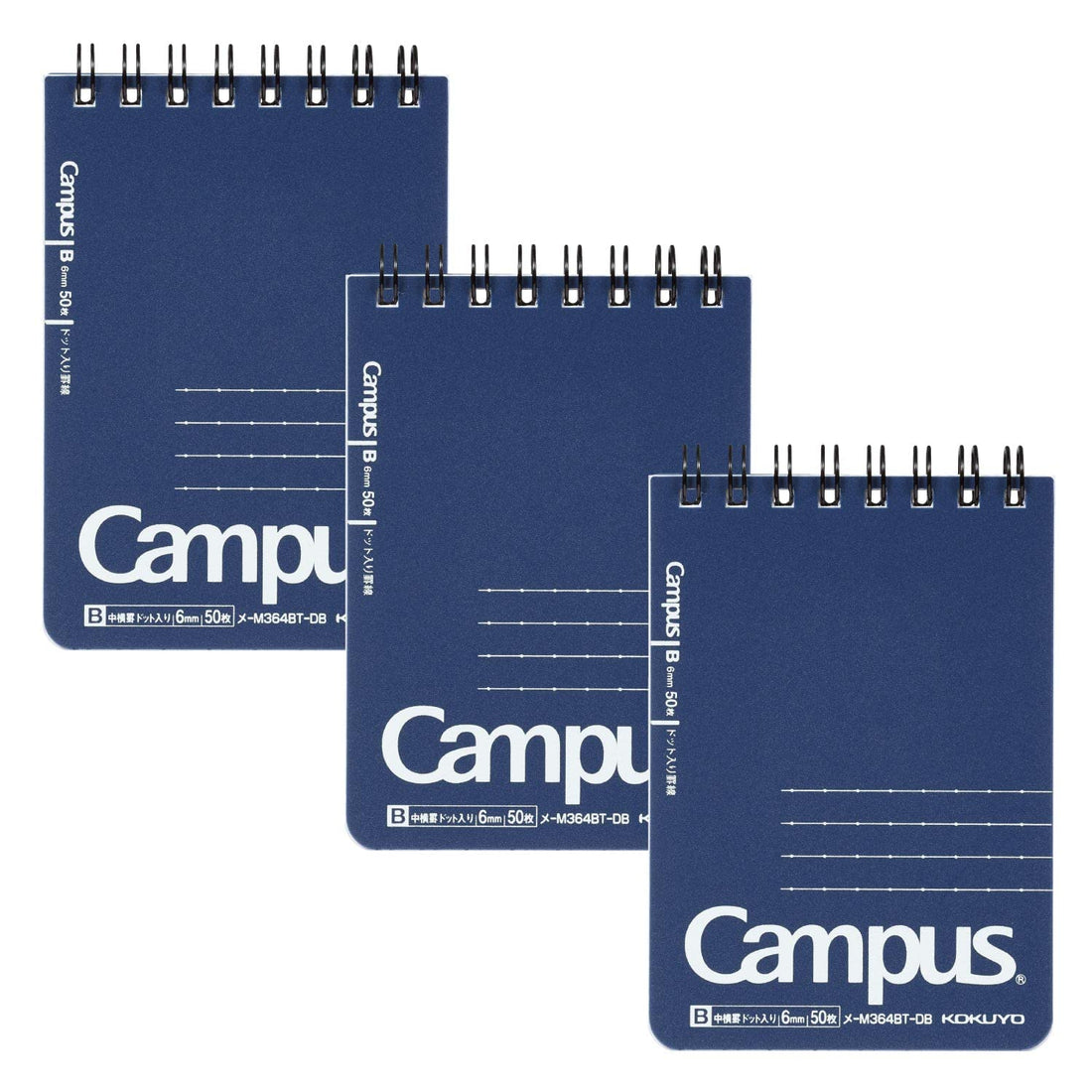 KOKUYO Campus Twin Ring Notebook A6 &amp; A7 with Dot Ruling and Grid
