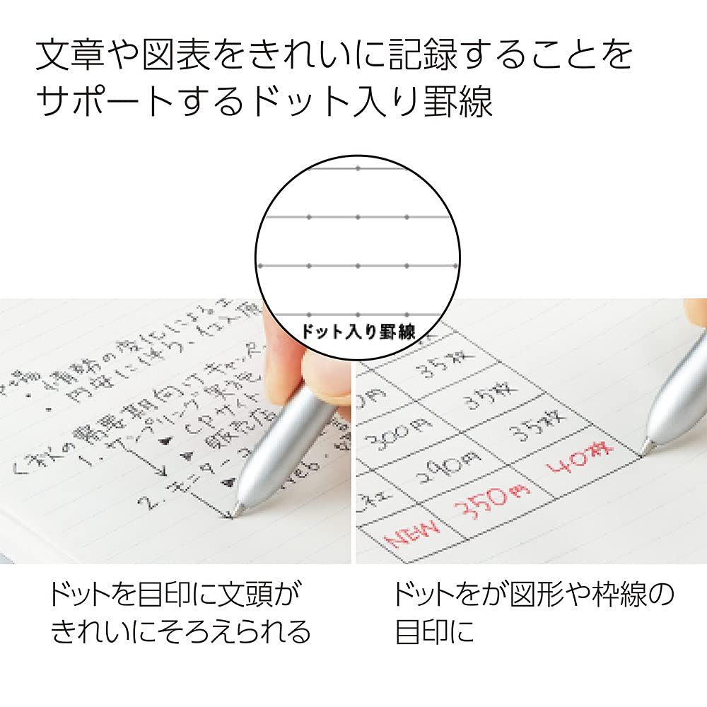 KOKUYO Campus Twin Ring Notebook A6 &amp; A7 with Dot Ruling and Grid