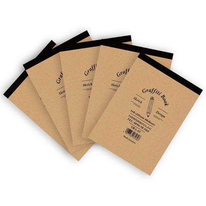 Ehime Shiko Paper Craft Doodle Notebook &amp; Sketchbook Pack of 5