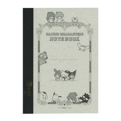 Tsubame Note A5 Graph Paper &amp; Square Blank Notebook with Sanrio Characters