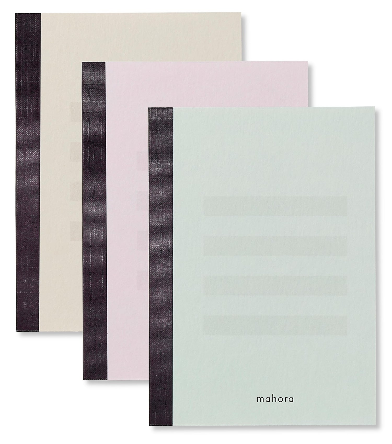 OGUNO Japanese Notebook Set with Eye-Friendly Design and Gentle Color Options