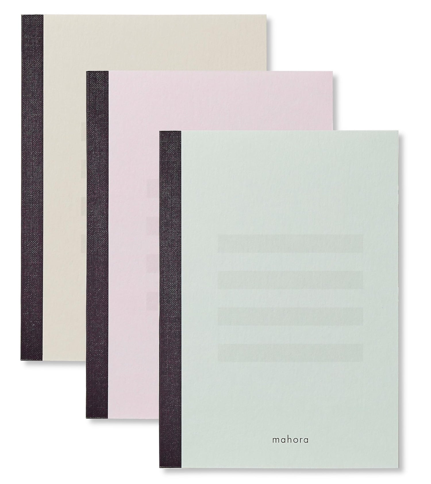 OGUNO Japanese Notebook Set with Eye-Friendly Design and Gentle Color Options