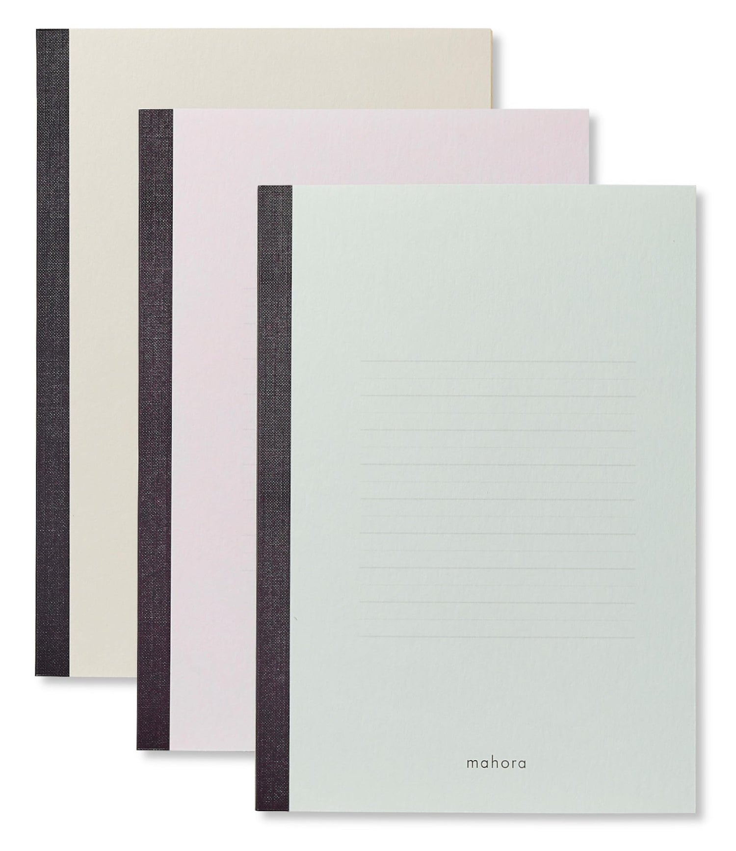 OGUNO Japanese Notebook Set with Eye-Friendly Design and Gentle Color Options