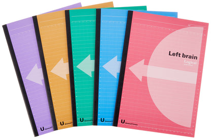 Nakabayashi Logical Brain Notebook B5 Pack of 5 for Humanities &amp; Sciences