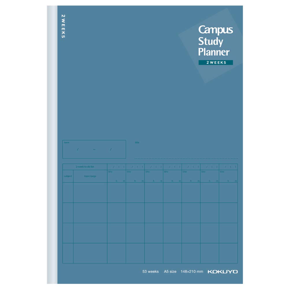 KOKUYO Campus Study Planner Notebook Set A5 &amp; B5 for Effective Planning