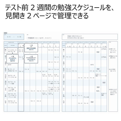 KOKUYO Campus Study Planner Notebook Set A5 &amp; B5 for Effective Planning