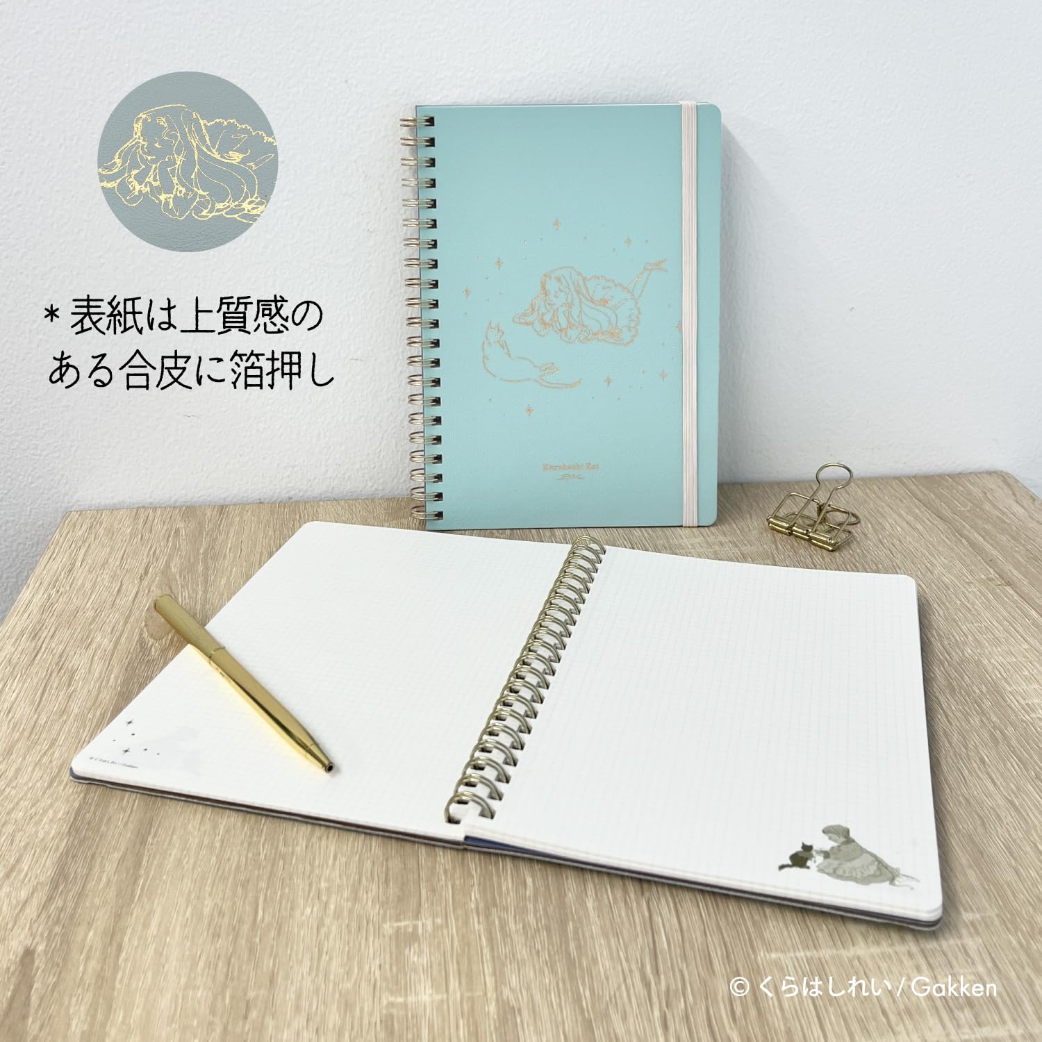 Gakken Sta:Ful B6 Ring Notebook for Everyday Use