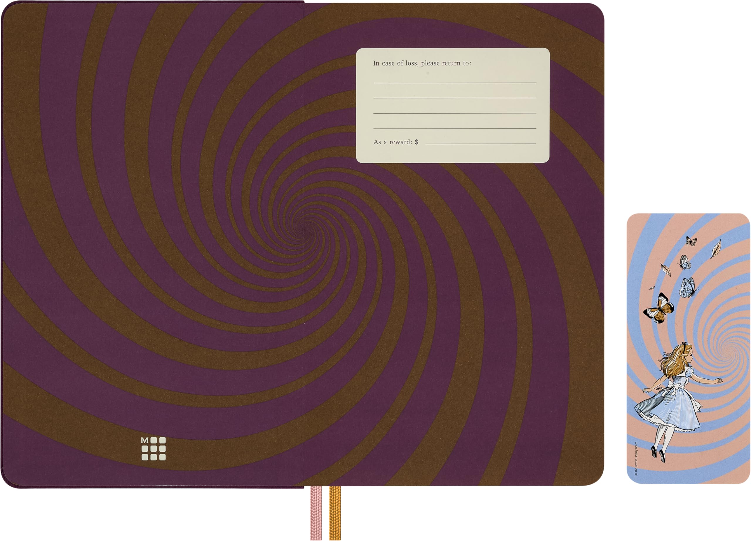 Moleskine Alice in Wonderland Large Notebook &amp; Keychain