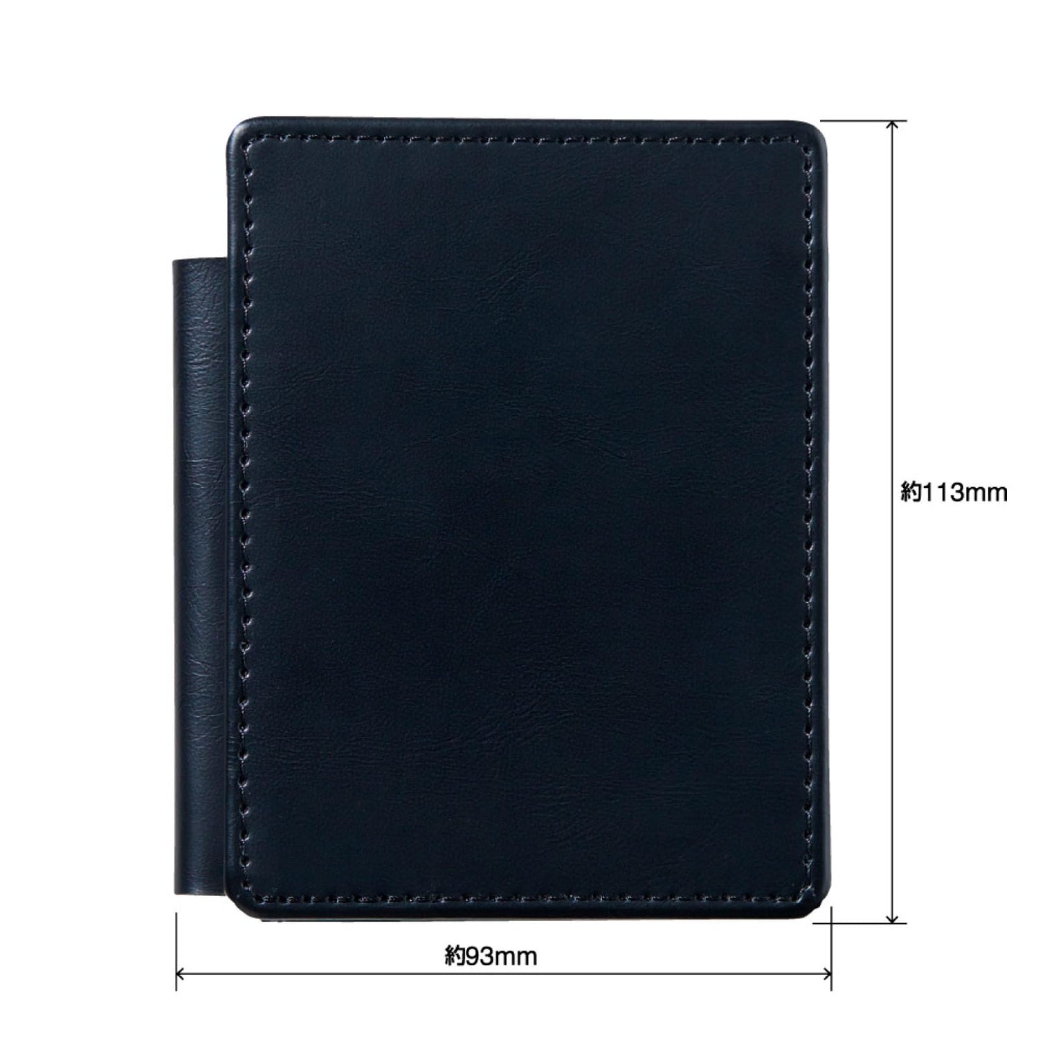 Kingjim Slide Memo Pad Leather Fest U A7 Synthetic Leather &amp; Durable Design