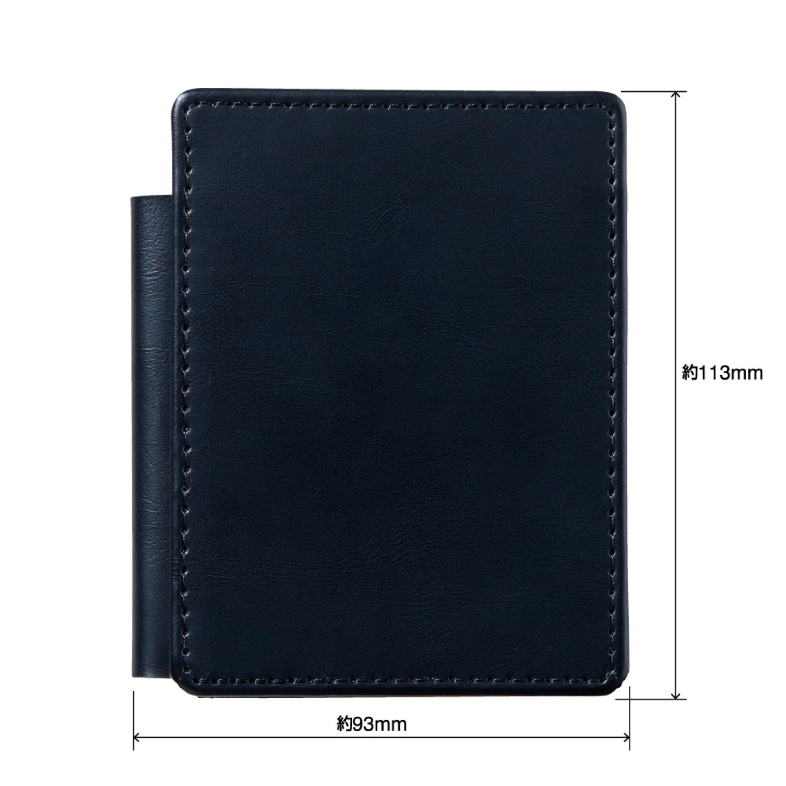 Kingjim Slide Memo Pad Leather Fest U A7 Synthetic Leather &amp; Durable Design