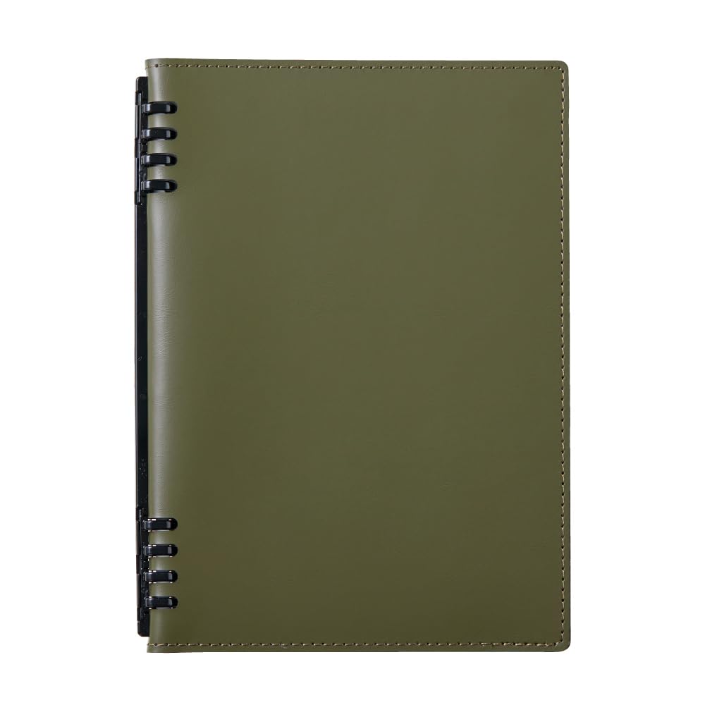 Kingjim Ring Notebook Teferene &amp; Teffleune Leather A5