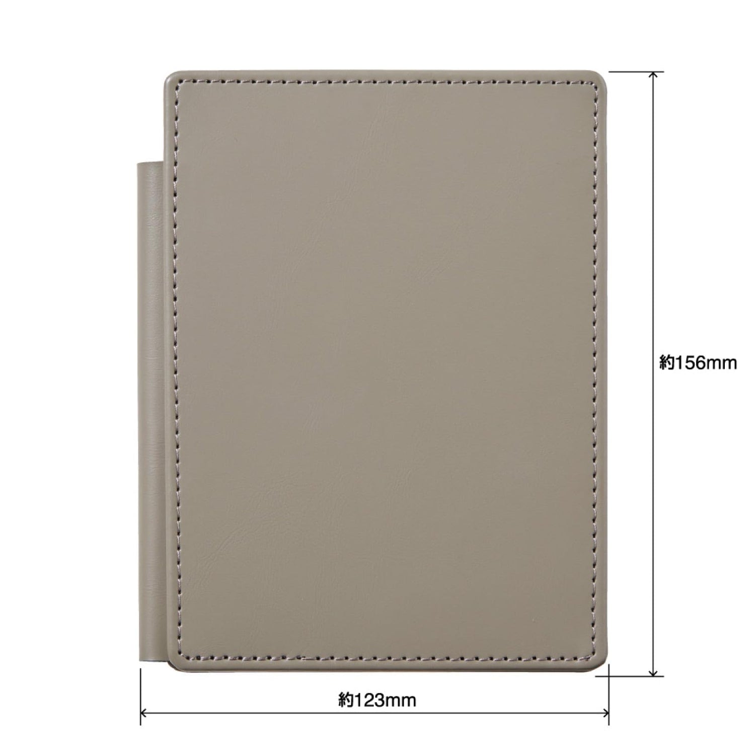 Kingjim Slide Memo Pad Leather Fest U A6