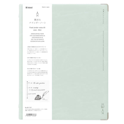 Kleid A5 Binder Notebook with 2mm Grid in Multiple Colors