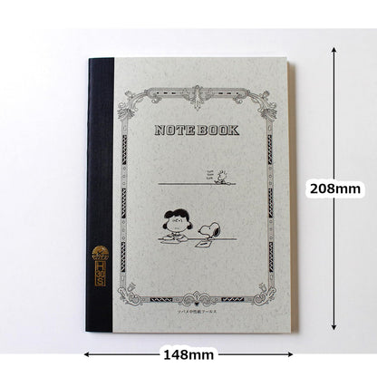Tsubame Note A5 Horizontal Ruled Notebook Lucy &amp; Charlie Brown