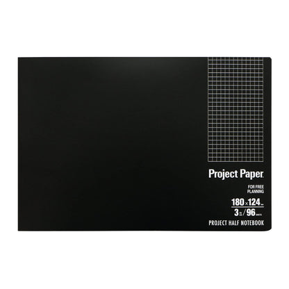 Okina Project Half Notebook 13 Inch &amp; 15 Inch with Grid Paper