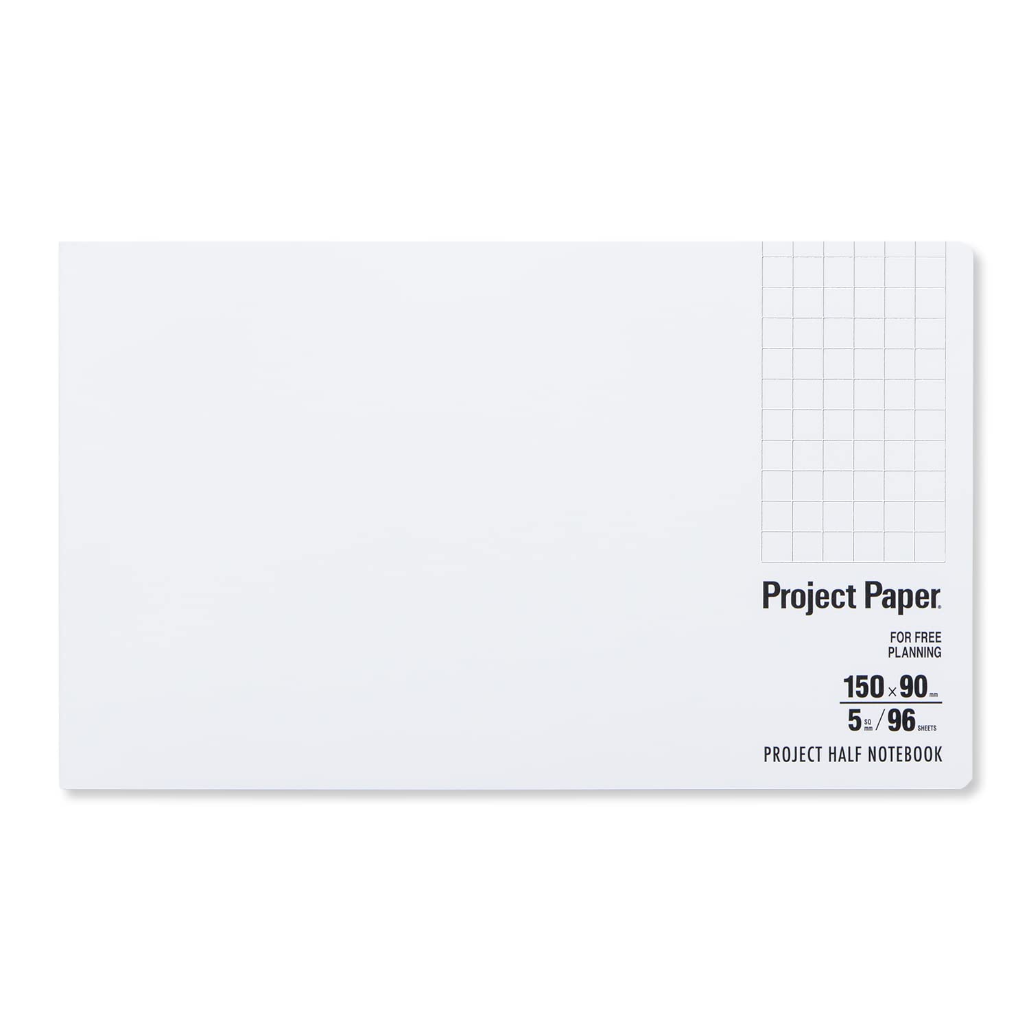 Okina Project Half Notebook 13 Inch &amp; 15 Inch with Grid Paper