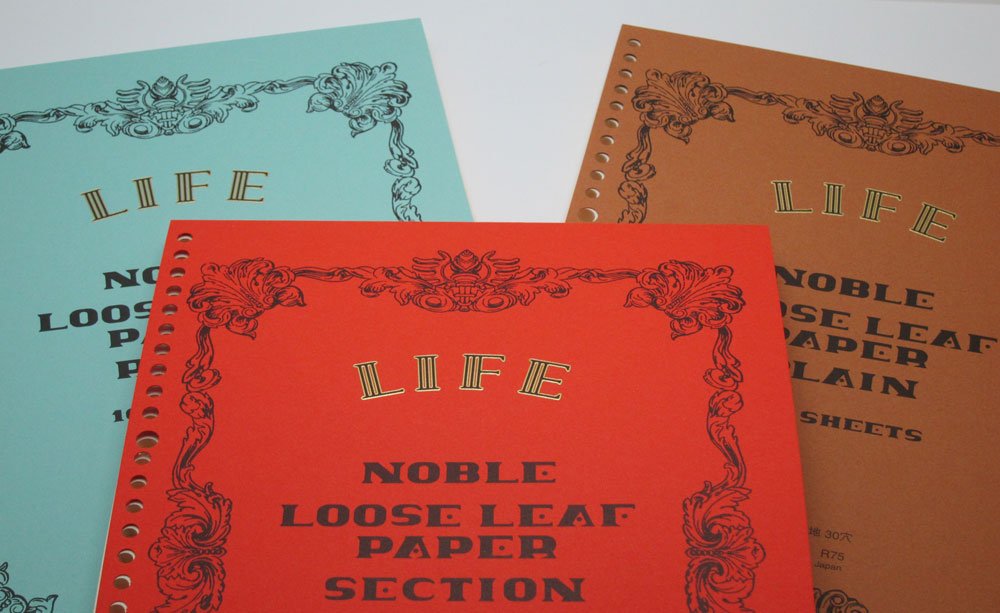 LIFE Loose Leaf A4 Notebook &amp; Plain Paper with Horizontal Lines