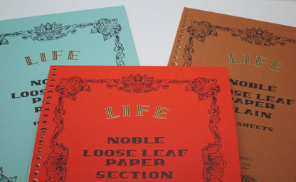 LIFE Loose Leaf A4 Notebook &amp; Plain Paper with Horizontal Lines