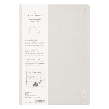 Kleid Tiny Grid B6 Notebook with 2mm Graph Paper