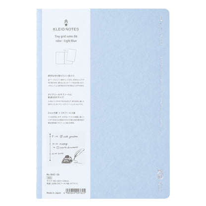Kleid Tiny Grid B6 Notebook with 2mm Graph Paper