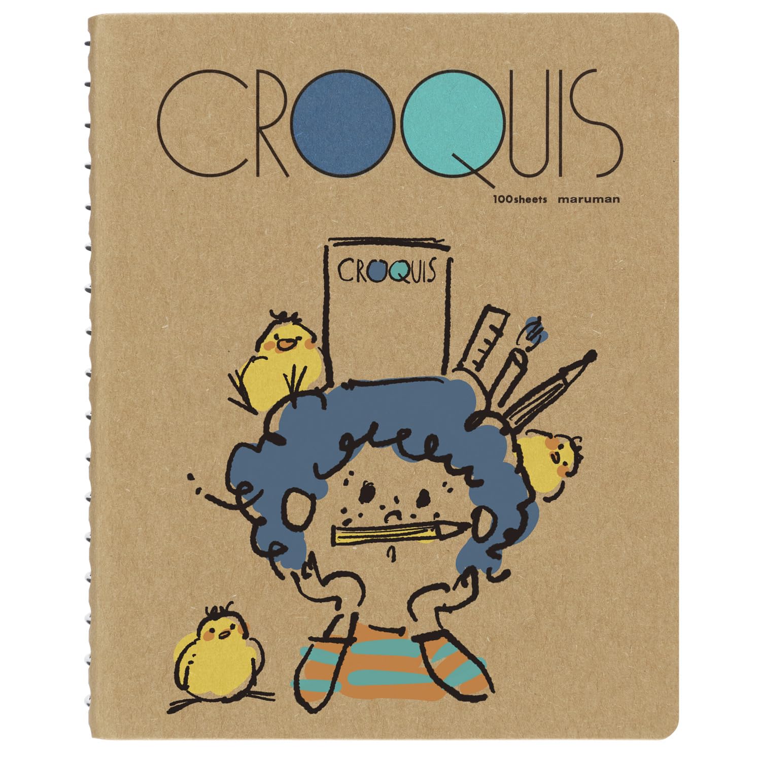 Maruman Miniature Sketchbook Limited Edition 2025 - Cream &amp; White Options