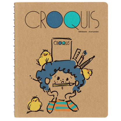 Maruman Miniature Sketchbook Limited Edition 2025 - Cream &amp; White Options