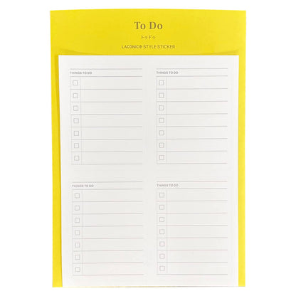 Laconic Monthly Style Notebook Stickers &amp; To-Do List Stickers