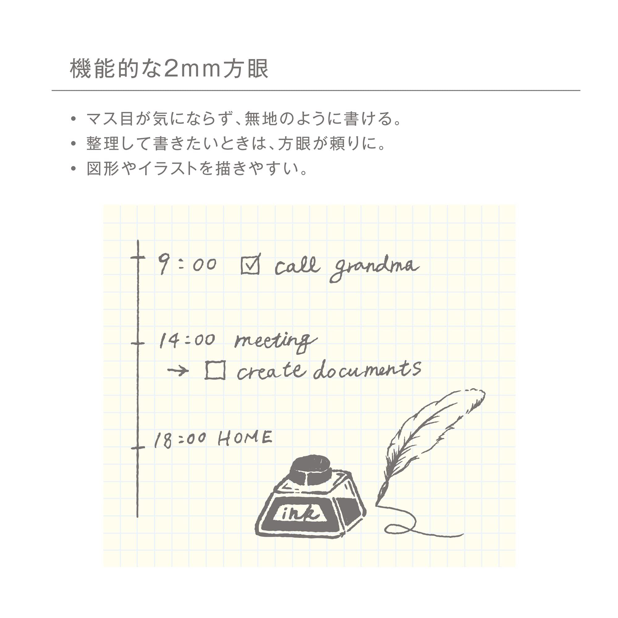 Kleid A5 2mm Grid Notebook for Creative Planning and Note Taking