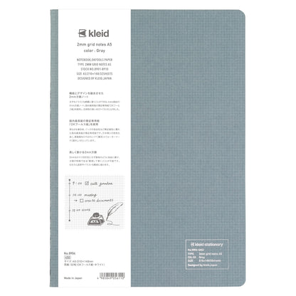 Kleid A5 2mm Grid Notebook for Creative Planning and Note Taking