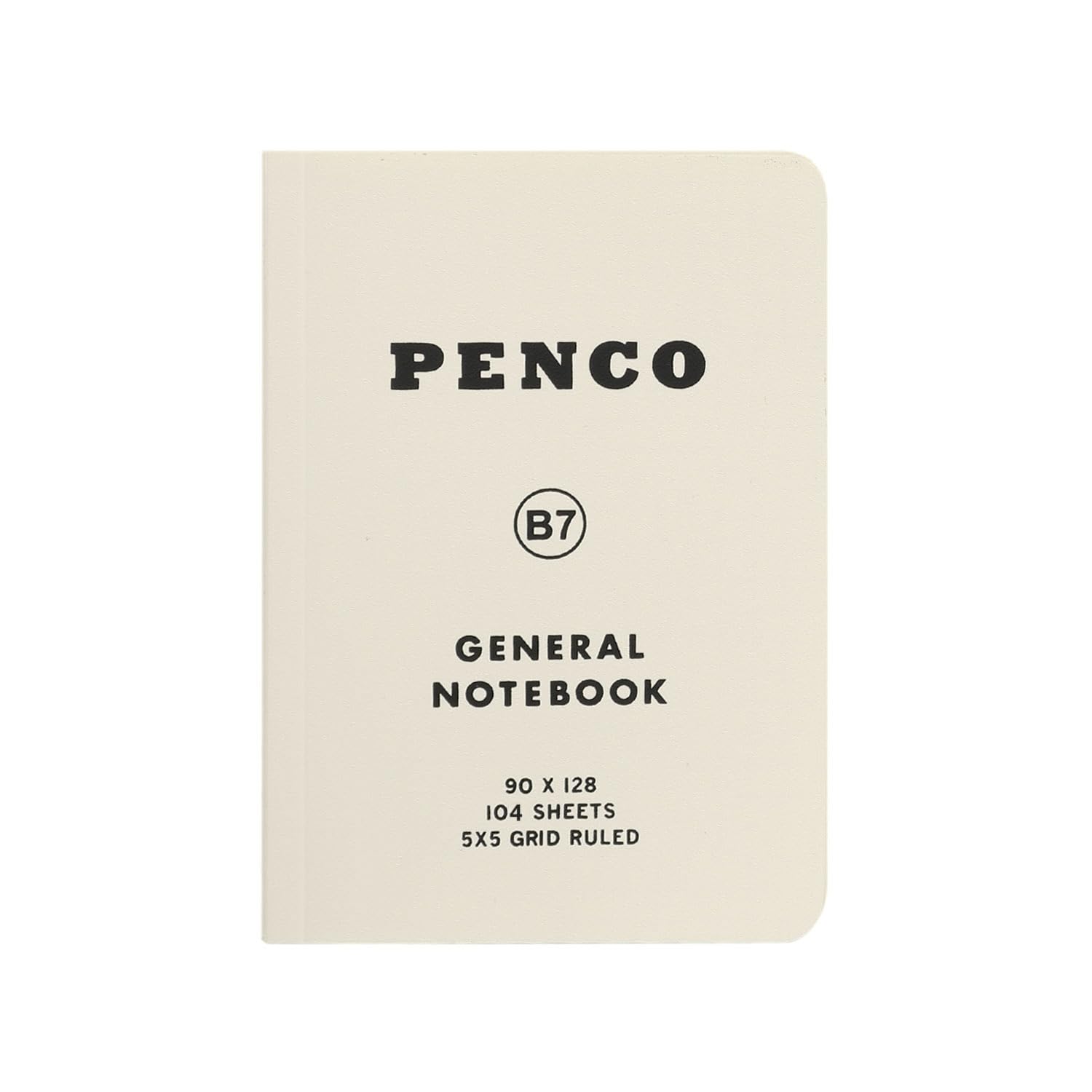 HIGHTIDE Graph Paper &amp; Soft PP Notebooks B6 &amp; B7