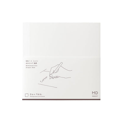 MIDORI MD Notebook Cotton A5 Non-Lined &amp; Unruled Paper
