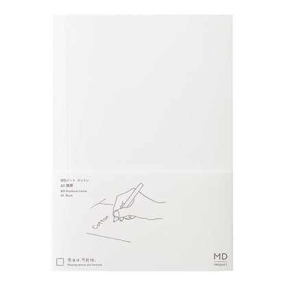 MIDORI MD Notebook Cotton A5 Non-Lined &amp; Unruled Paper
