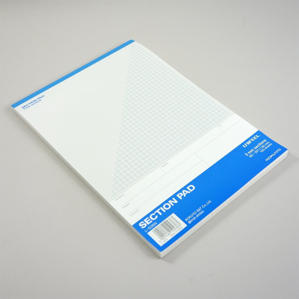 KOKUYO Section Pad UNIFEEL Graph Paper B5 &amp; A3 Options